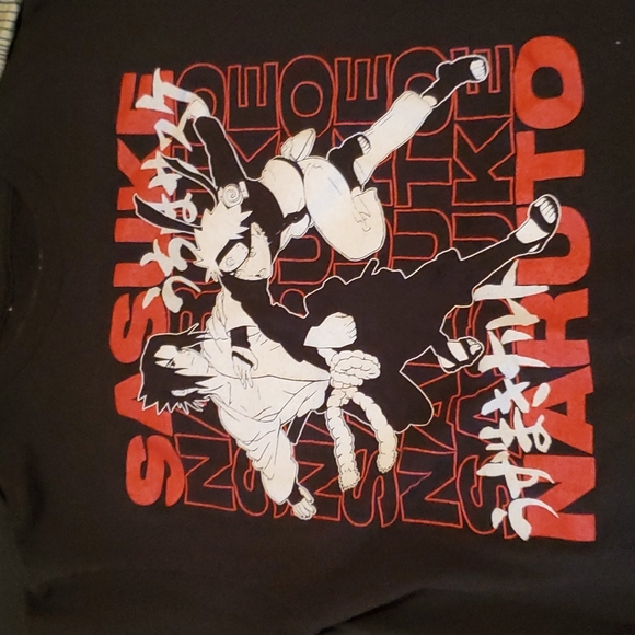 Hot Topic Tops Naruto Shippuden Collection Sasuke Shirt Poshmark